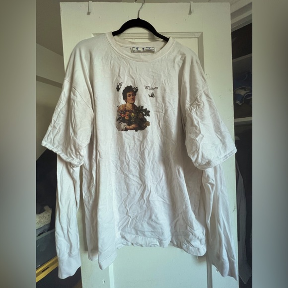 OFF-WHITE LONG SLEEVE TEE - Picture 2 of 5